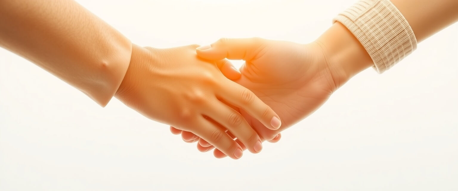 Hands holding each other